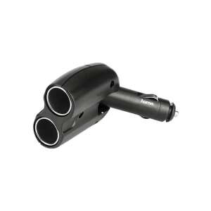 Hama 223403 FIP 12V/10A splitter priză brichetă 2 căi, negru - Prize auto si incarcatoare