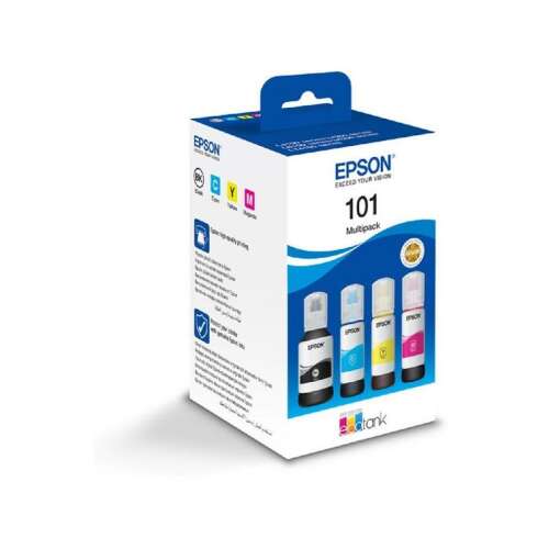 Epson 101 Multipack Tintenpatronen, 337 ml, Schwarz, Cyan, Magenta, Gelb