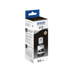 Epson 112 Schwarze Tintenflasche in Einzelhandelsverpackung - Tintenpatronen