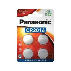 4 db Panasonic CR2016 3V lítium gombelem - Panasonic