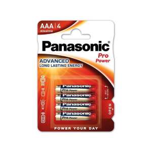 4 db-os csomag Panasonic Pro Power AAA alkáli elem - Panasonic
