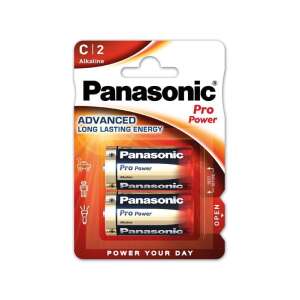 2 db Panasonic Pro Power C elem, alkáli, hosszú élettartamú - Panasonic