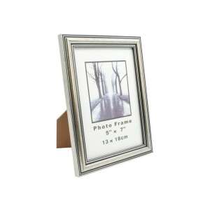 Silberner Bilderrahmen, 13x18cm, antik Stil - Prc