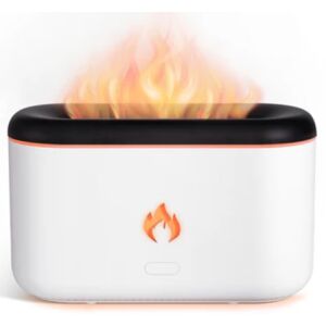 TOO HMF-AD-123-W Aroma Diffuser mit Flammeneffekt, Luftbefeuchter - Luftbehandlung