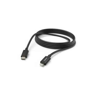 Hama 3m Lightning auf USB-C Kabel, schwarz - Lightning-Kabel