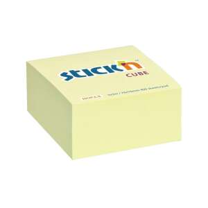 Stick'N Cube 76x76mm 400 Blatt pastellgelb Haftnotizen - Notizblöcke