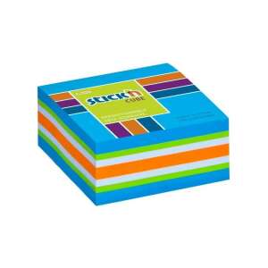 Stick'N Cube 250 Neon-Blau-Mix selbstklebende Notizblöcke - Notizblöcke