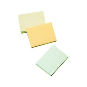 Stick'N 38x51 mm 3x100 Blatt (3 Blöcke/Packung) gemischte Pastellfarben selbstklebende Notizblöcke, 3 Packungen selbstklebende Notizblöcke in Pastellfarben - Notizblöcke