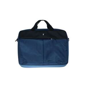 Geantă pentru laptop Act!ive 15,6 inci, negru-albastru, vedere din față - Genți și huse laptop