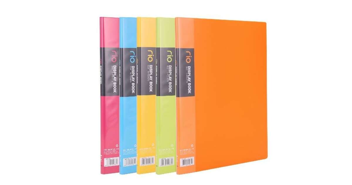 Dosar de prezentare PP Deli Rio A4 cu 10 buzunare cu copertă tare ?i ...