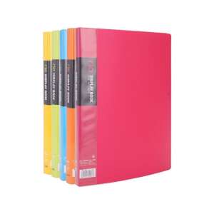 Deli Rio A4 bemutató mappa, 30 zsebbel, vegyes színekben - Bemutatómappa