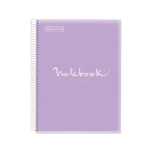 Miquelrius Emotions A4 PP 5x24 lapos levendula vonalas spirálfüzet 104807809 - Miquelrius Hefte