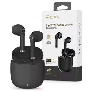 Devia Joy A13 True Wireless Kopfhörer - Schwarz, Bluetooth-Ohrhörer mit Ladeetui - Devia