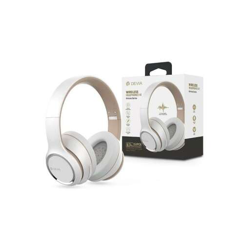 Devia ST379529 fehér bluetooth fejhallgató