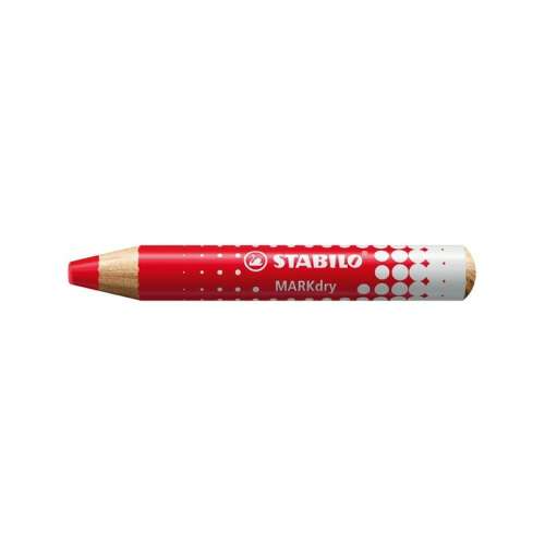 Stabilo MARKdry Whiteboard-Marker, rot, trocken abwischbar, für Flipcharts und Whiteboards