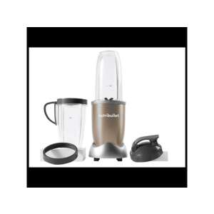 NutriBullet NB907CP Champagnergold-Mixer mit Bechern und Deckeln - Toaster und Standmixer