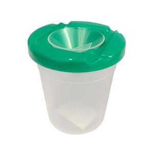 Ars Una pahar de spălat pensule cu capac verde, pentru curățarea pensulelor - Ars Una