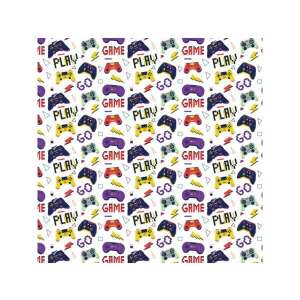 Hârtie de împachetat Cardex Gamer cu model de controller, 100x70cm - Ambalaje cadouri