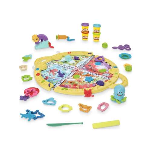 Play-Doh Fold 'n Go Játszószőnyeg, Play-Doh Játékkészlet Tengeri Állatokkal, Play-Doh Összecsukható Játszószőnyeg, Play-Doh Játszószőnyeg Tárolóval, Play-Doh Játszószőnyeg Gyermekeknek