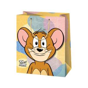 Geantă cadou Tom și Jerry, dimensiune medie, cu fața lui Jerry - Ambalaje cadouri