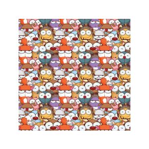 Cardex: hârtie de împachetat animale de desene animate 100x70cm 127003791 - Ambalaje cadouri