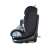 Pepita Carina I-Size ISOFIX 360° rotatable car seat, grey-black, 0-36kg, for newborns to 12 years old, side view