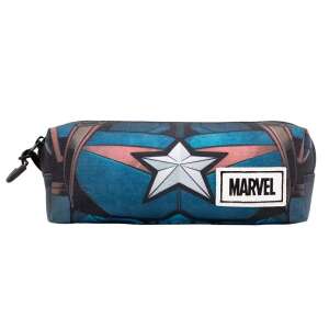 Marvel Captain America Chest Pencil Case, blue and red pencil case with Captain America's chest design - Pencil Case