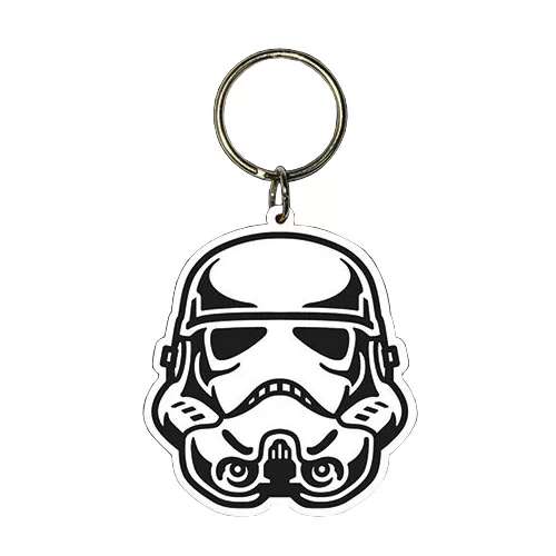 Star Wars Storm Trooper rubber keychain, 6 cm