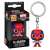 Funko Pop Keychain, Marvel Lucha Libre El Aracno Spiderman, red and blue wrestling mask, keychain in packaging