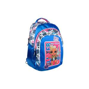 LOL Surprise Glitter Lichter Blauer Rucksack, 47 cm, Schulranzen - Nonbrand Schultaschen, Ranzen
