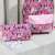 Minnie Mouse backpack and pencil case set, pink with Minnie Mouse print