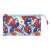Spiderman pencil case with 3 compartments, blue and red with Spiderman design