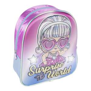 LOL Surprise Schulrucksack, rosa und blau, mit einem Mädchencharakter auf der Vorderseite - Nonbrand Schultaschen, Ranzen