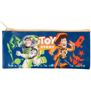 Toy Story pencil case with Buzz Lightyear and Woody, blue with orange zipper - Pencil Case