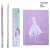 Frozen II Schreibwarenset mit einem lila Notizbuch, Bleistiften, Lineal, Haftnotizen, Metallklammern, Radiergummi und Bleistiftspitzer