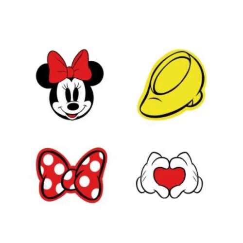 4 pc Minnie Mouse Eraser Set