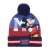 Pălărie beanie Mickey Mouse pentru copii, albastră și roșie cu design Mickey Mouse