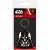 Star Wars Darth Vader keychain, black rubber, 6 cm