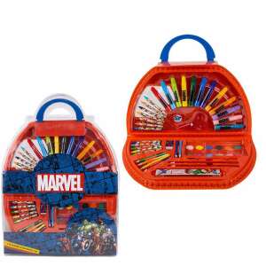 Marvel The Amazing Spiderman 50 piece art set, includes crayons, markers, watercolor paints, pencils, and more - Writing Tool Set
