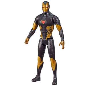 Marvel Avengers Iron Man Titan Hero Series figurka, czarna i złota, 30cm - Gra