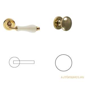 Valencia Porzellan italienisches Kupfer Abgerundetr Kupfer BB Knopf/Knopf 104820788 - Manital