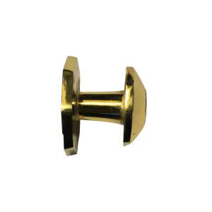 GOMB - Gyémánt Fényes Réz Körrozetátás Magya 104820801 - Gomboss Ajtógomb & Kilincs