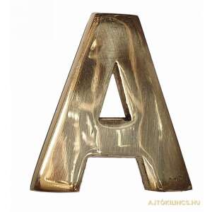 Betű Nagy A 6,5 cm Réz dekoratívne písmeno A - Čísla domov