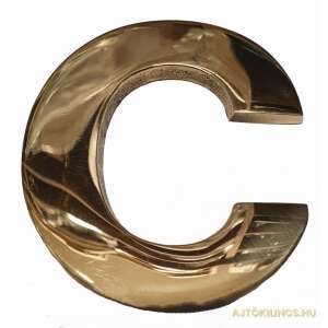 Betű Nagy C 6,5 cm Réz dekorációs betű. Falra szerelhető réz C betű. - Gomboss