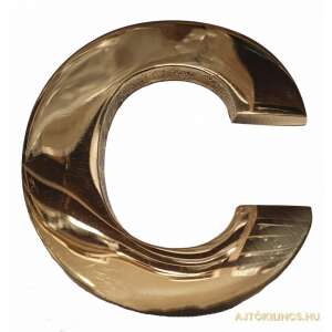 Betű Kicsi C 4.5cm Réz, Mosadzná Dekoratívna Písmeno C, Nástenná Dekorácia - Gomboss