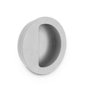 Chrómová polmesiacová okrúhla úchytka na posuvné dvere - Výstavba&Renovácia