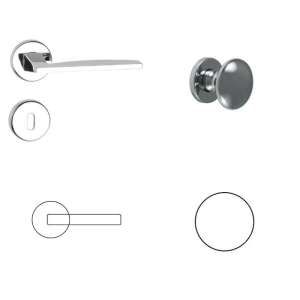 Modena Runden (Light) Hell Chrome BB Knopf/Türknauf 104820883 - Forme