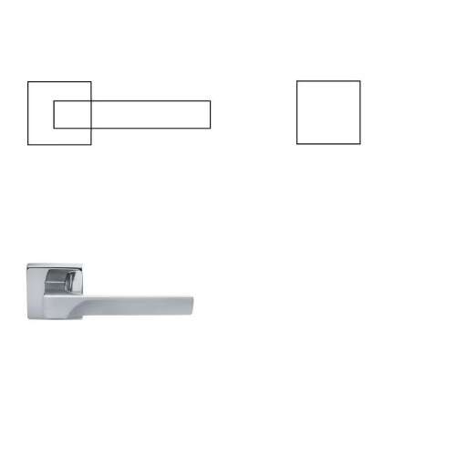 Flash Italian Buton/mâner pentru WC cromat strălucitor 104820887