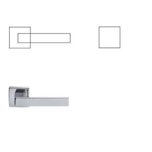 Techa Italian Svetlý chrómový BB gombík/rúčka 104820886 - Manital