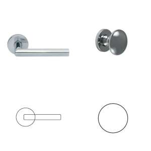 Polare Italian Svetlý chrómové WC tlačidlo/rúčka 104820891 - Manital